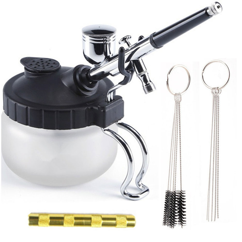 Airbrush Spray Gun Cleaning Brush Needle Set 11 Piece Manual Clean Kit