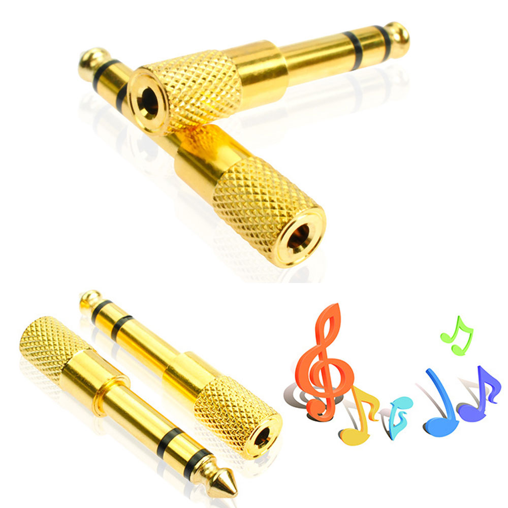 6.5 To 3.5 Conversion Plug Keyboard Electric Piano Headphone Adapter