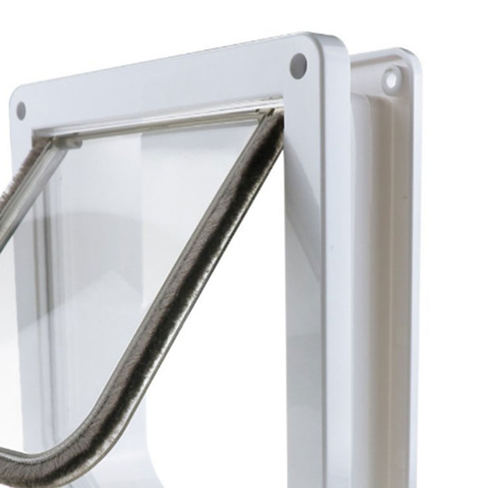 Plastic Pet Door Weatherproof Dog Doors Security Panel To Lock