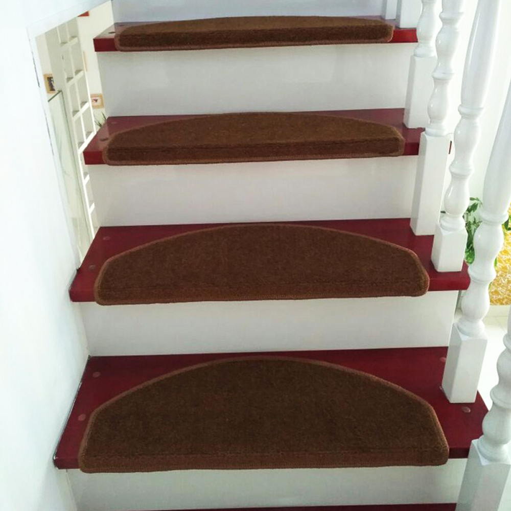 15Pcs Mat Step Staircase Protection Cover Stair Treads Non Slip Carpet