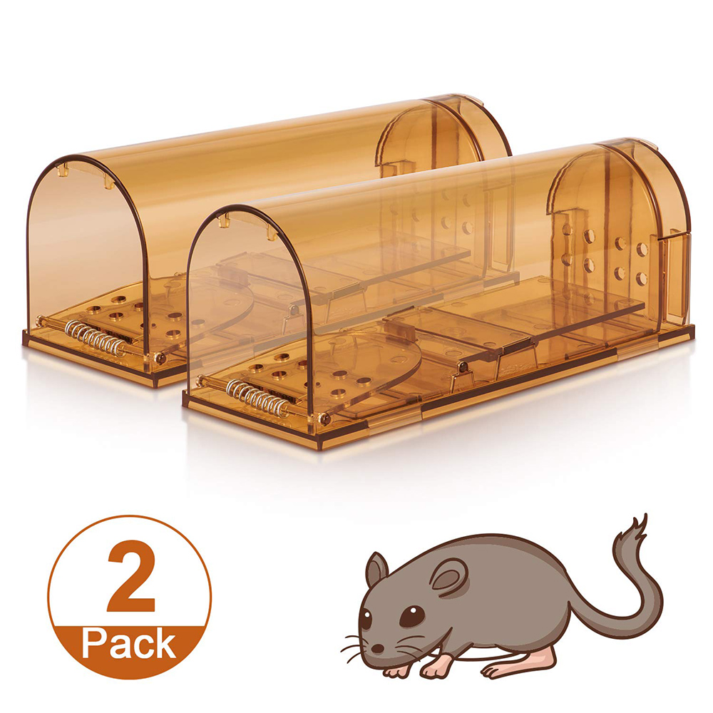 Pcs Mouse Trap Humane Live Catcher Rat Vermin Rodent Cage Pest No Kill Reusable Ebay