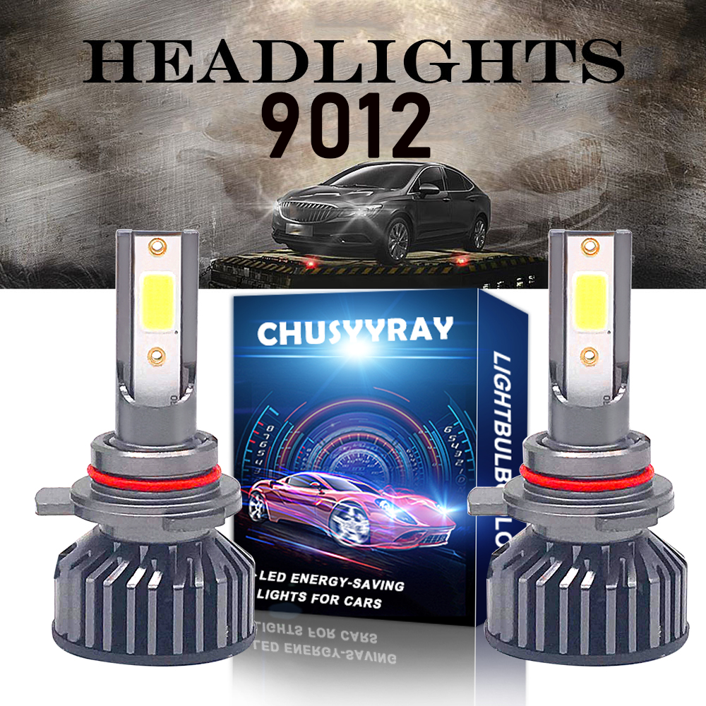 LED Headlight Bulb Builtin ballast 9012 6000K White For 20132019 Ford