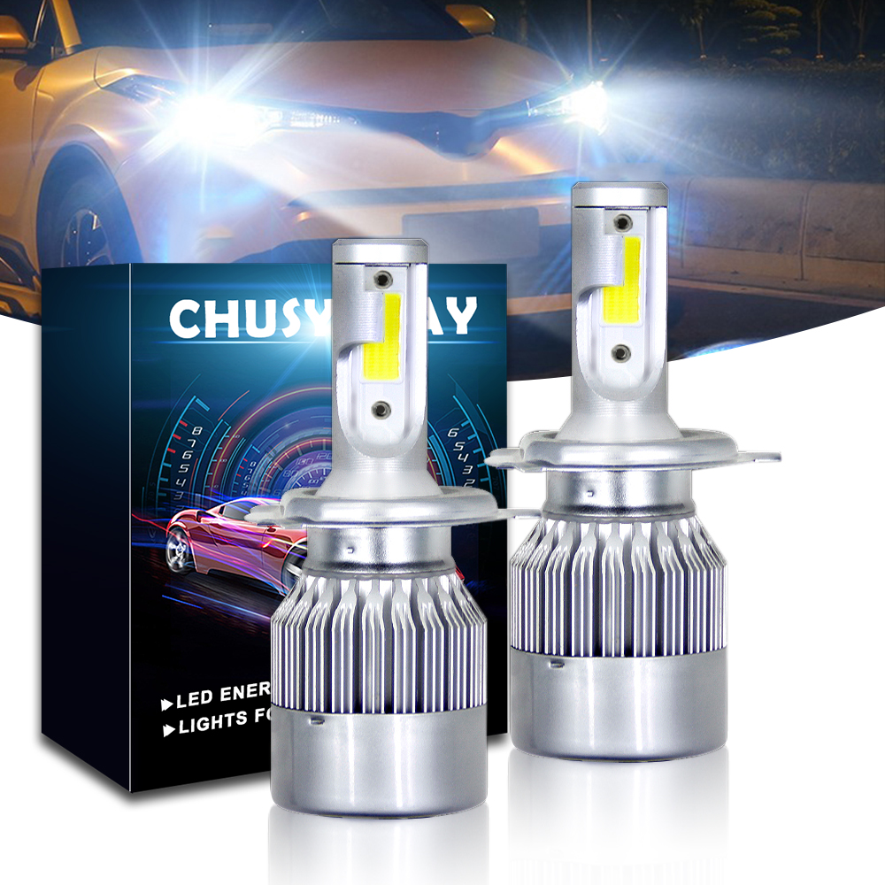 Bombillos LED Focos Para Auto Carro H4 Luz De Coche Faros Faro ...