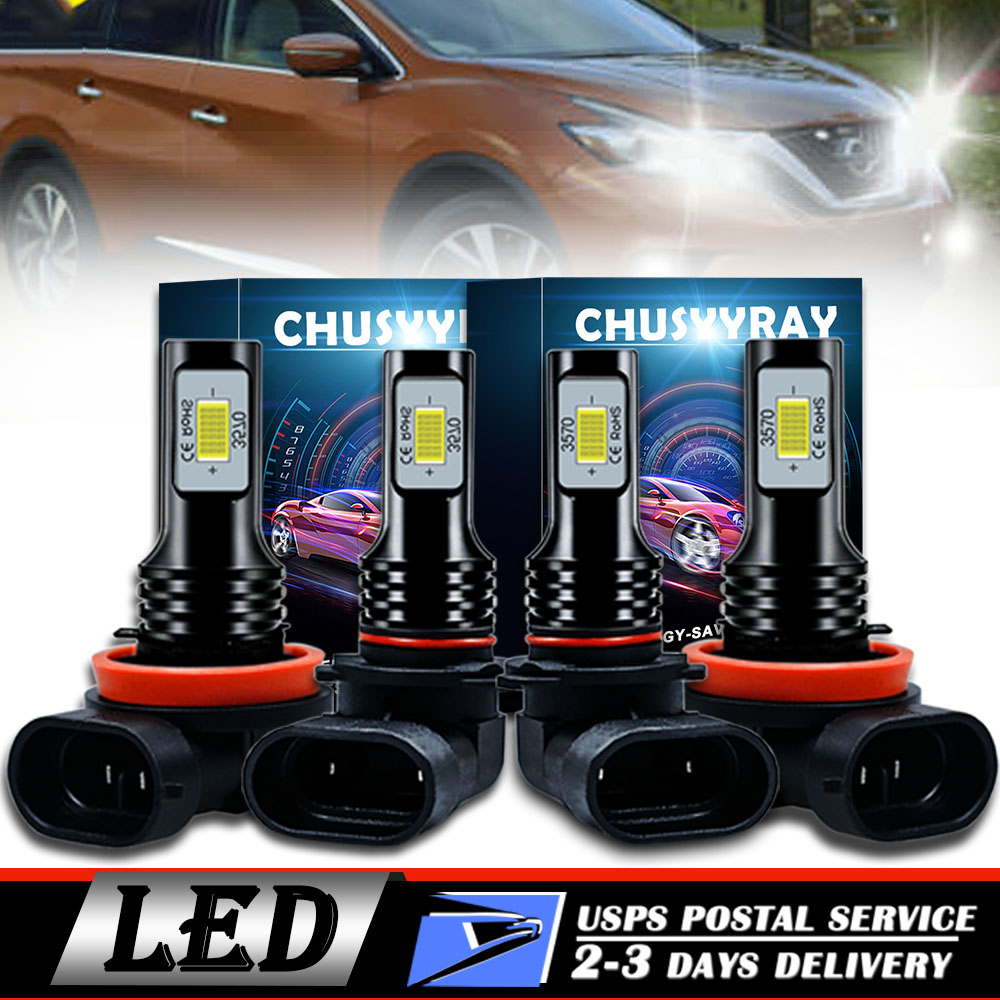 For Nissan Rogue 082013 Maxima 200914 6000K LED Headlight High Low