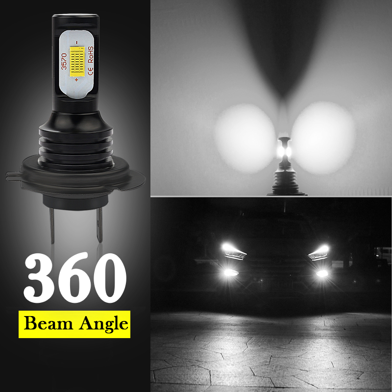 Bombillas Led H7 de 8000 lumen, 6500k