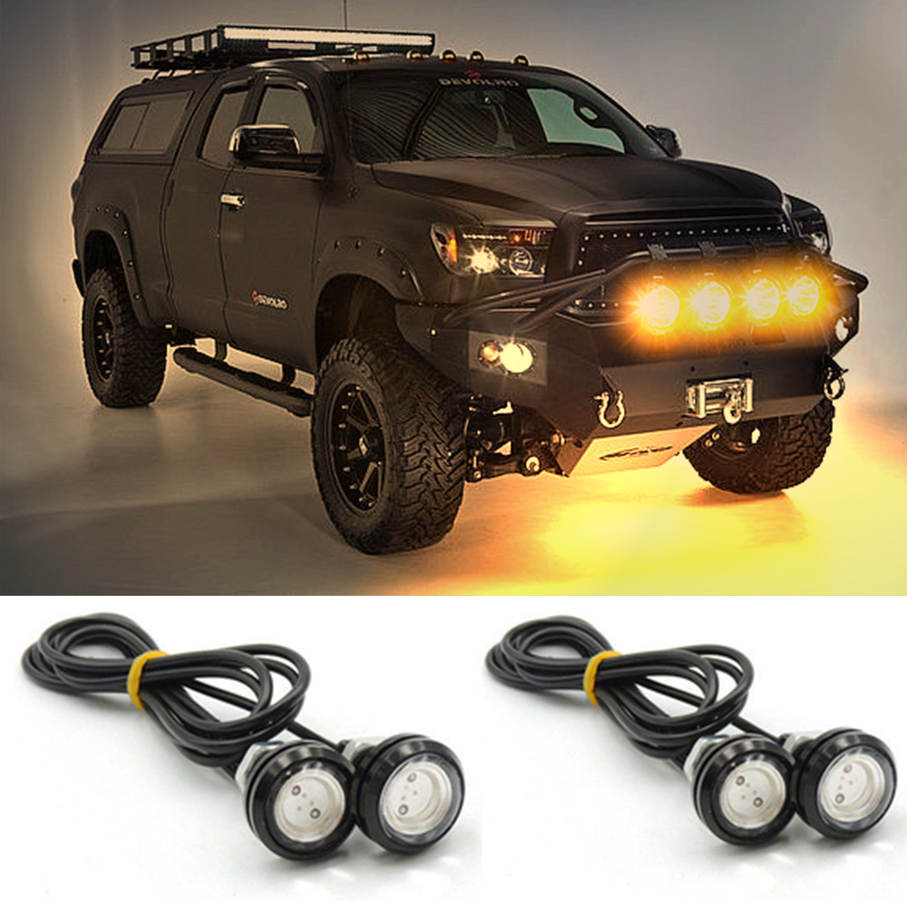 For TOYOTA TUNDRA Truck ATV UTV LED Rock Lights Blue Under Body Fog