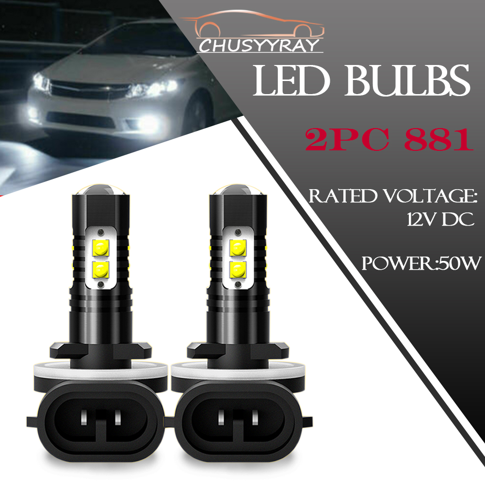 For 19841996 c4 Corvette 100W LED HID Fog Light Conversion Kit SUPER