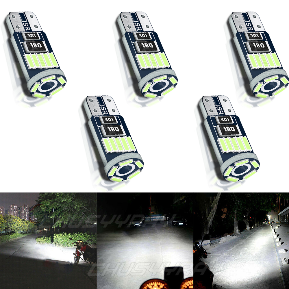 For Kawasaki Z series PRO KRT LED Pilot Park Lights Bulbs T10 z125