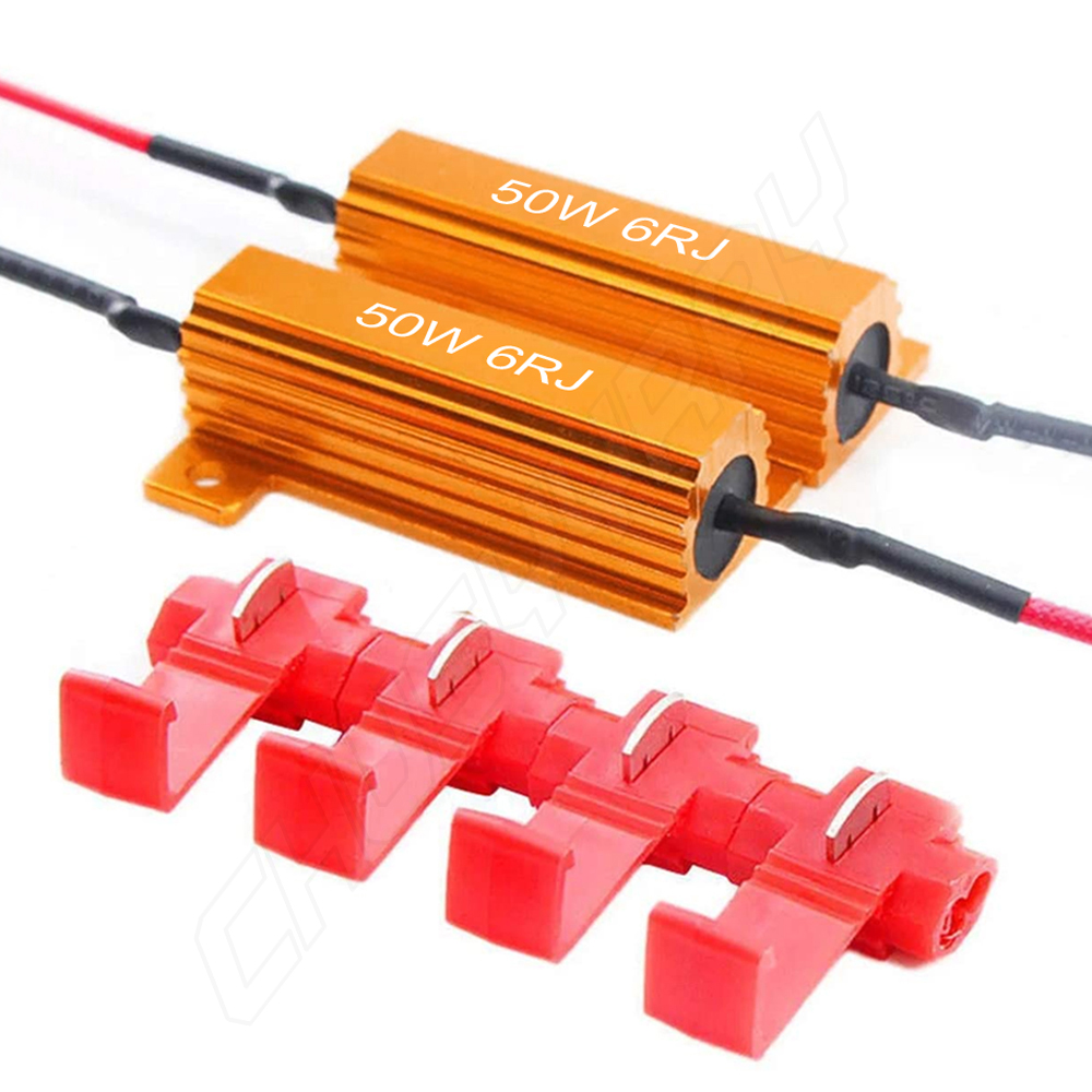 LED Load Equalizer 50W Resistor Bulb 3157 Front Turn Signal Hyper Flash Stop Fix LED Load Equalizer 50W Resistor Bulb 3157 Front Turn Signal Hyper Flash Stop Fix