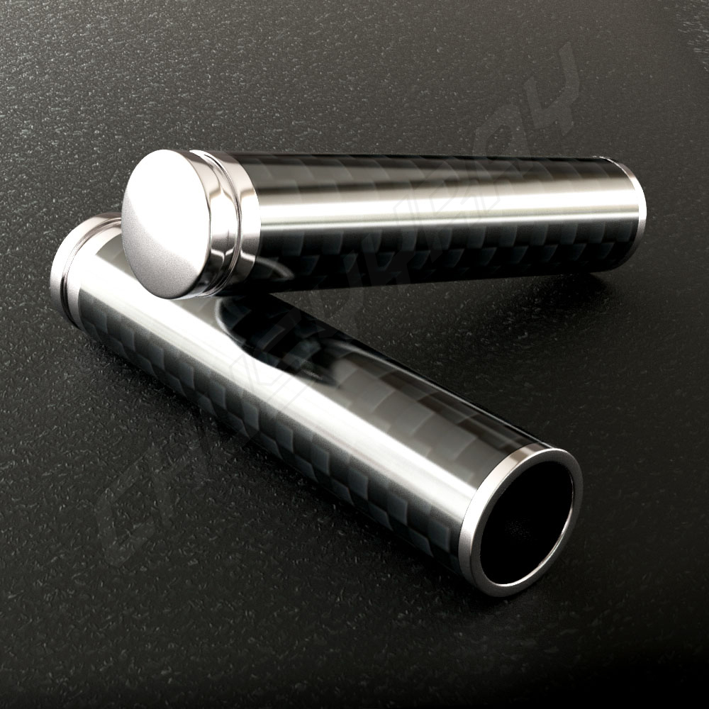 thumbnail image 2 of CHUSYYRAY 4x Carbon Fiber Door Lock Knob Pins For Ford F150 F250 F350 – Black Stainless Steel – 5 Year Warranty 2 of 3