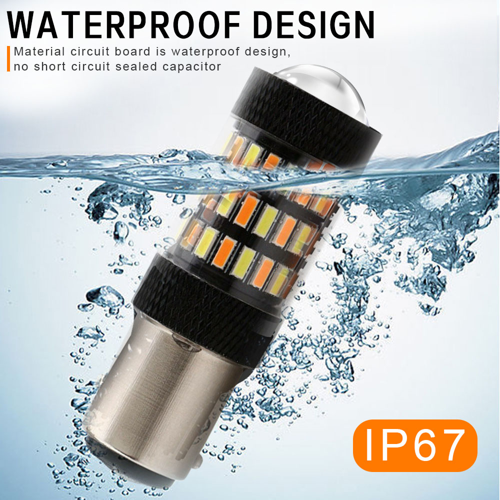 2pcs 2357 Switchback LED Turn Signal Bulb for Chevrolet GMC Yukon c/k1500 2500