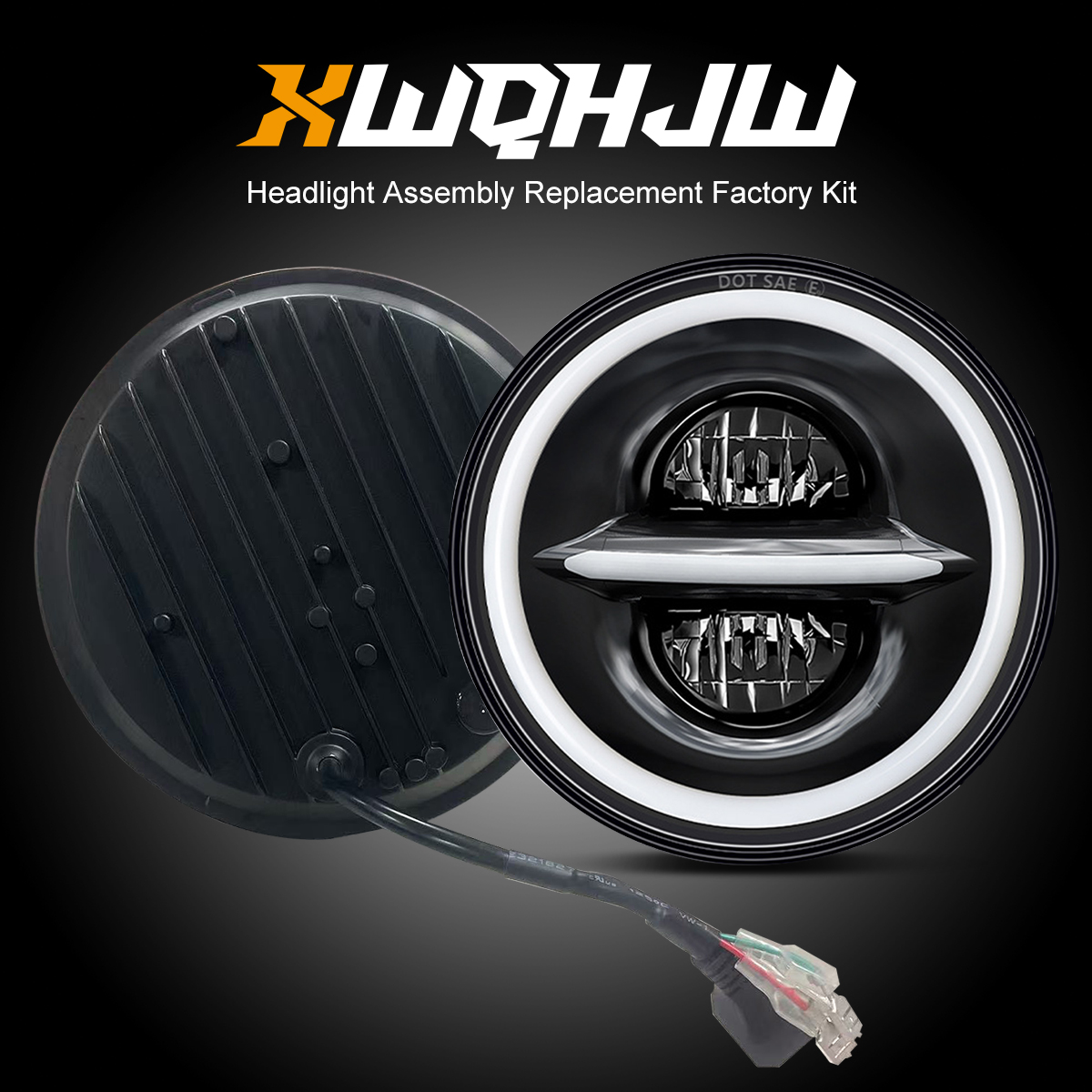 2X FOR MAZDA Miata MX-5 MX5 1990-1997 DOT 7" Inch Round LED Headlights