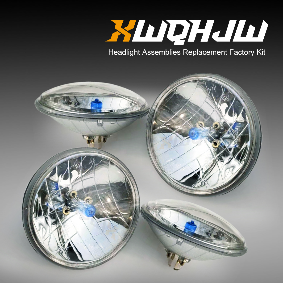 5.75 Inch LED Headlights Chrome Housing Hi/Lo Beam For Pontiac GTO Grand Prix Catalina | 4 Pcs