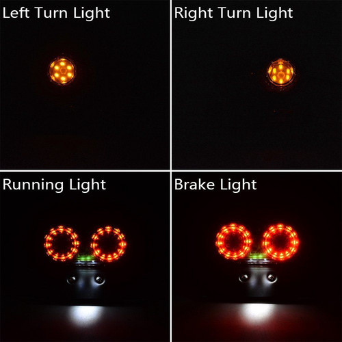Motorcycle & Scooter License Plate Light Assemblies Motorcycle LED