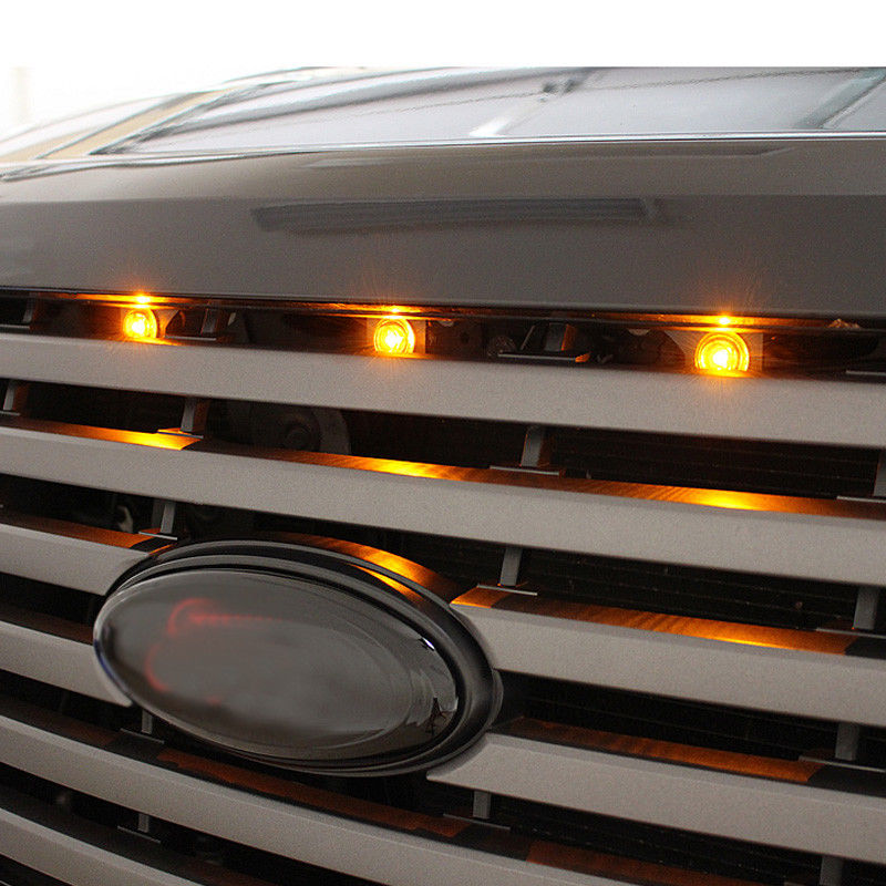 For Ford F150 F250 F350 F450 SVT Raptor Grille Light Raptor Style Amber