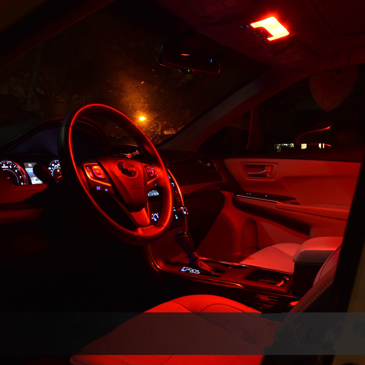 Details About 19x White Bulb Interior Red Led Lights Kit For Benz C Class W204 2008 15