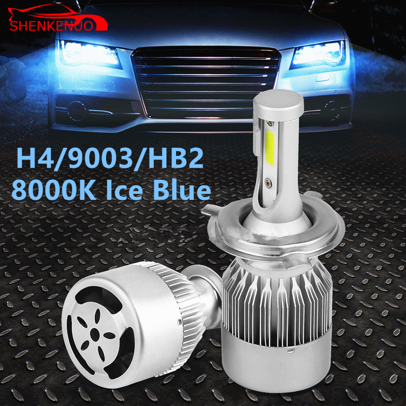 2x Ice Blue 8000K H7 LED Bulbs Headlight Low Beam Conversion Kit for BMW Audi