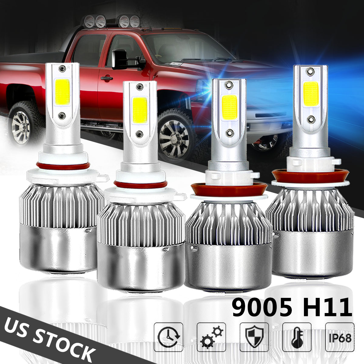 silverado led headlight bulbs