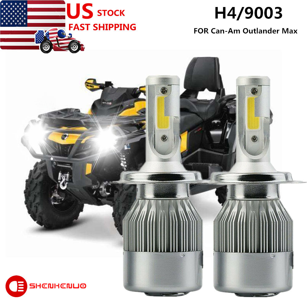 Can-Am Outlander Max 400 500 570 650 800R DS450 Led Light Bulbs Headlight 100W