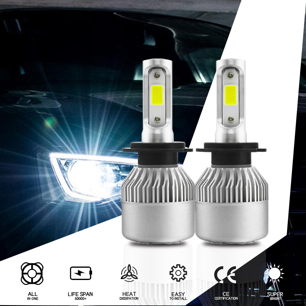 2er Set H7 55W Xenon Style/ Look Lampen Weiß Halogen Birnen Autolampe