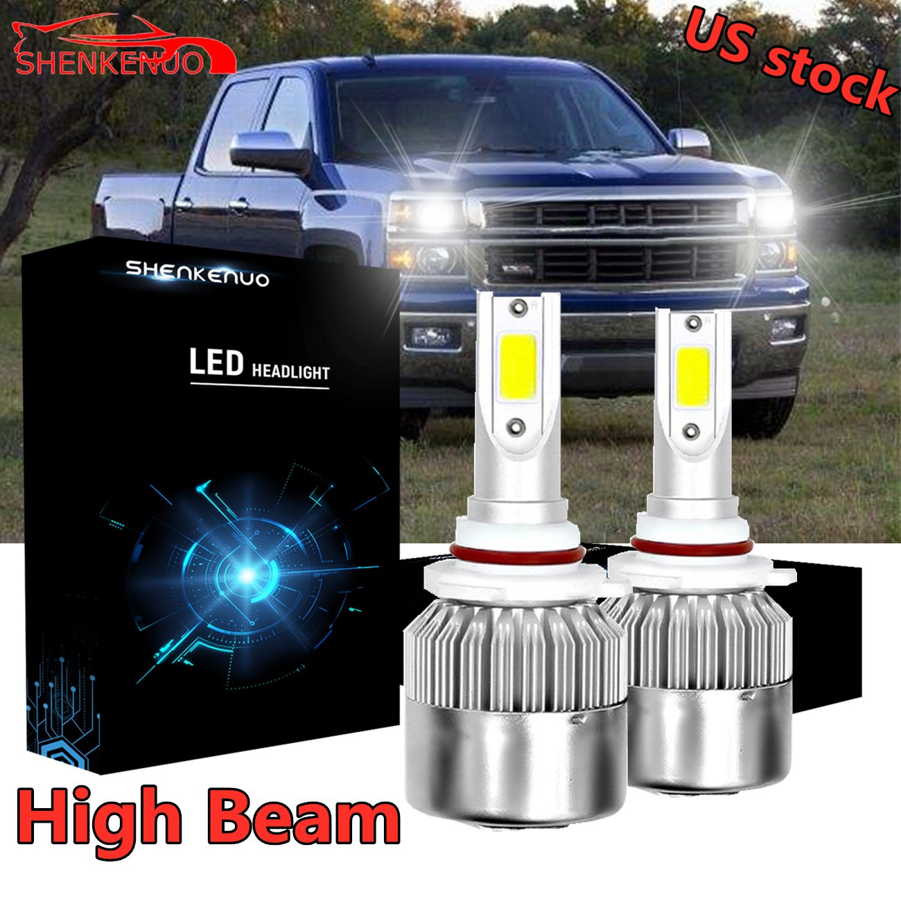 Ford Ranger 55w Super White Xenon HID High//Low//Canbus LED Side Headlight Bulbs
