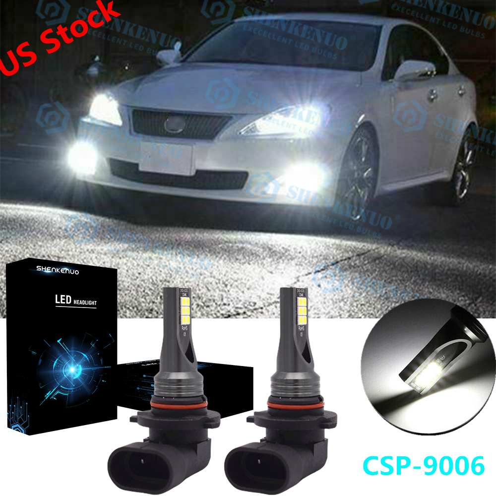 For Lexus IS250 IS350 2006 07 2008 2009 2010 LED Fog Light Bulb 6000K