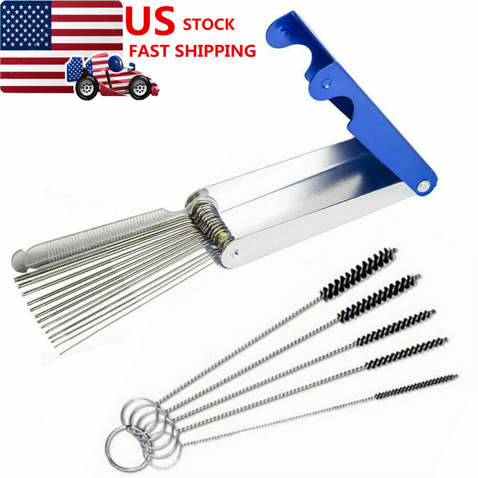 Wire Cleaner Set For Motorcycle Carb Jet Cleaning Tool Set Carburetor