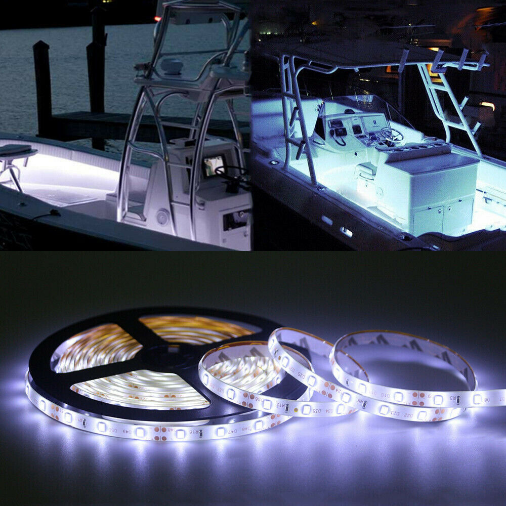 LED Boat Light Deck Waterproof 12v RGB Bow Trailer Pontoon Lights Kit