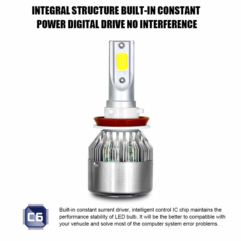 FOR Land Rover LR4 2012-2016 LED Headlight Bulb Conversion Kit