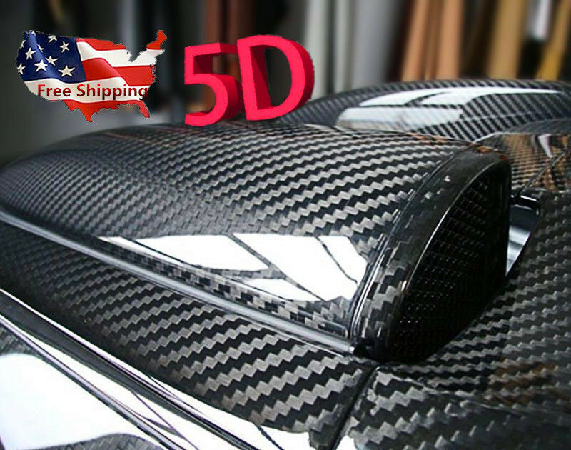 ス*ァ様 ロスト　UBER D 5.7 27ℓ CARBON WRAP Black Car Stickers Carbon Fiber Vinyl 12