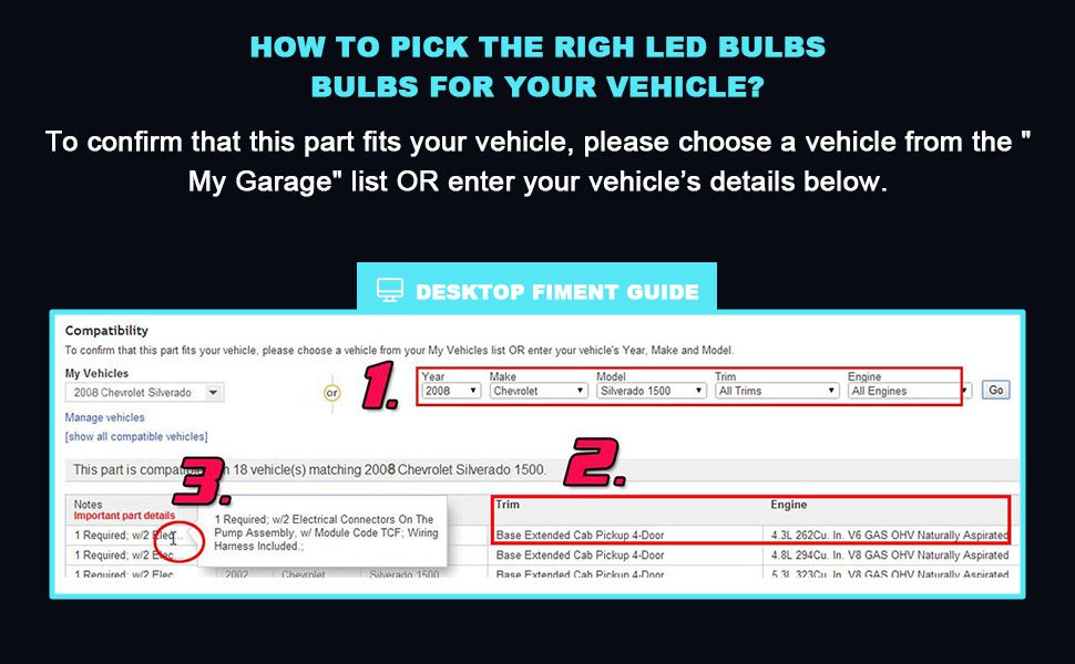Headlight Bulbs filter Guideline for buyers