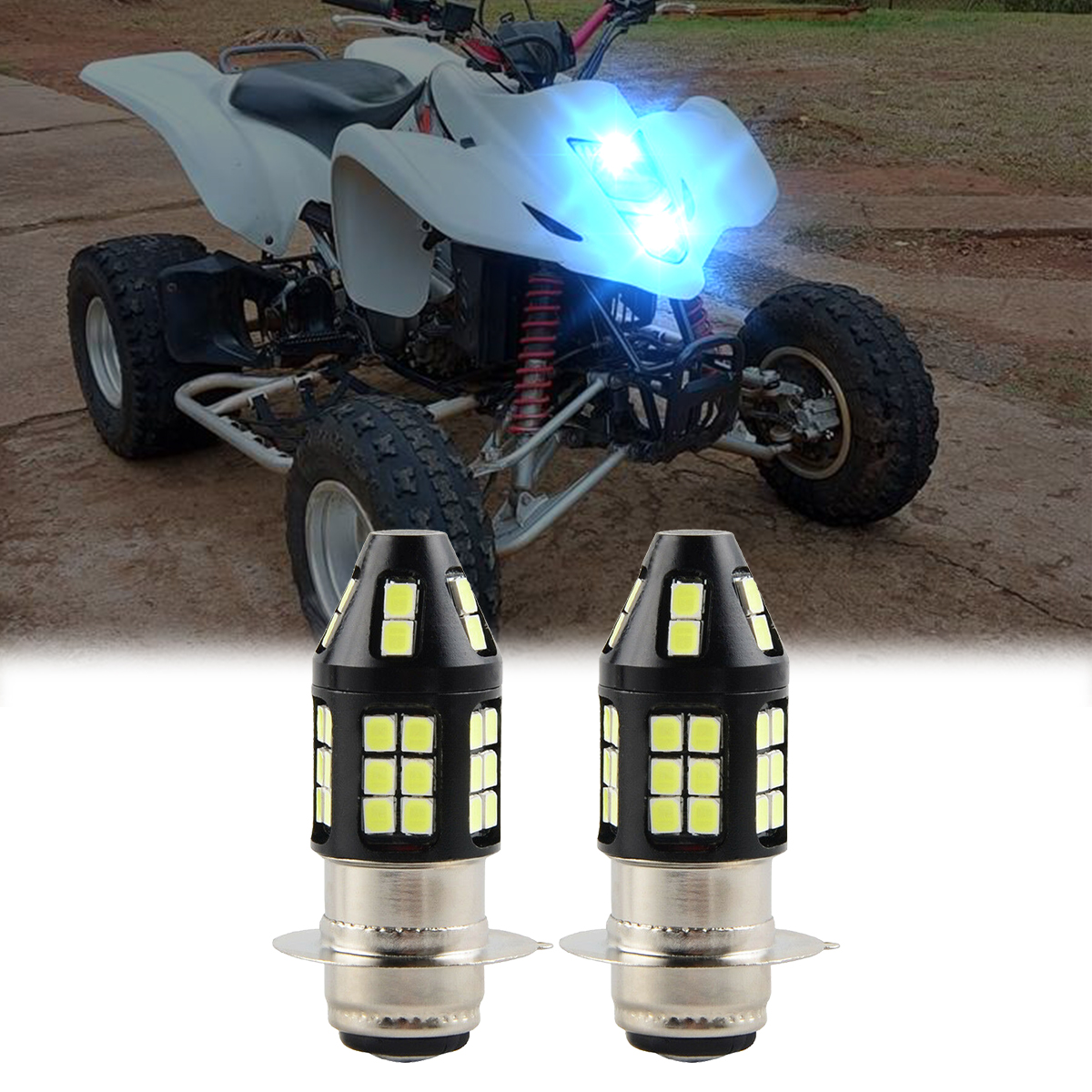ZIMA LEDライト For Suzuki LTZ 400 Z400 QUADSPORT 2003–2008 - 8000K LED HeadLight