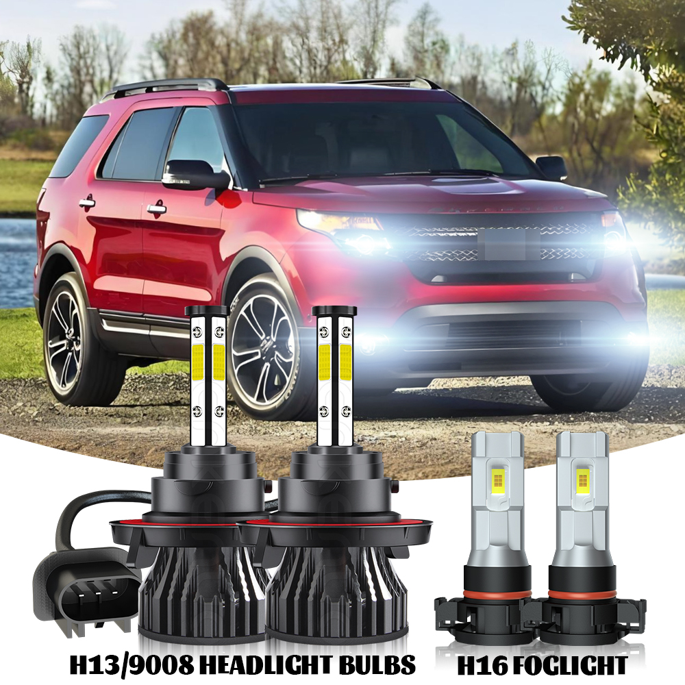 T型　フォード　ford サイドランプ　オイルランプ for Ford Explorer Sport Trac Adrenalin 2008-2010 LED Headlight +