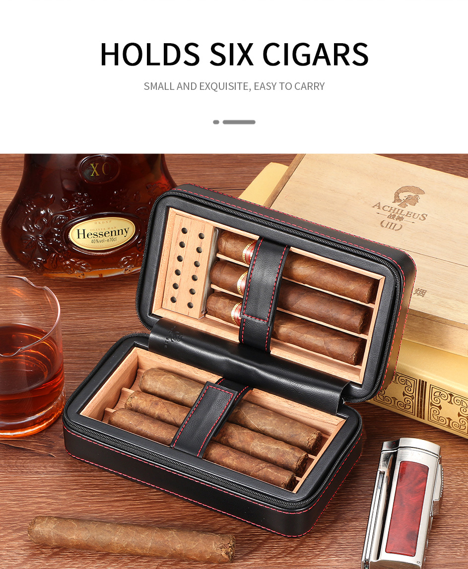 GALINER Mini Cigar Hygrometer Portable Accurate Humidor