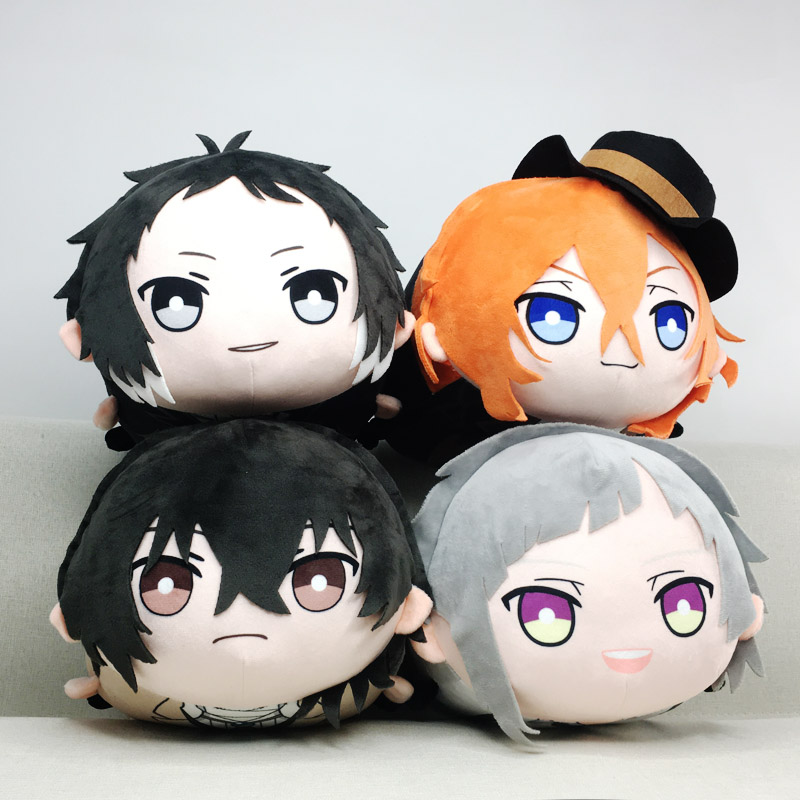 Bungou Stray Dogs Dazai Osamu Akutagawa Ryunosuke Plush Stuffed Doll