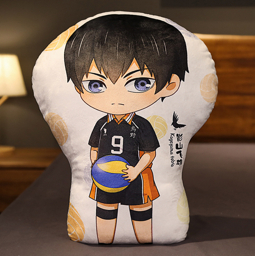 kageyama and hinata crow plush