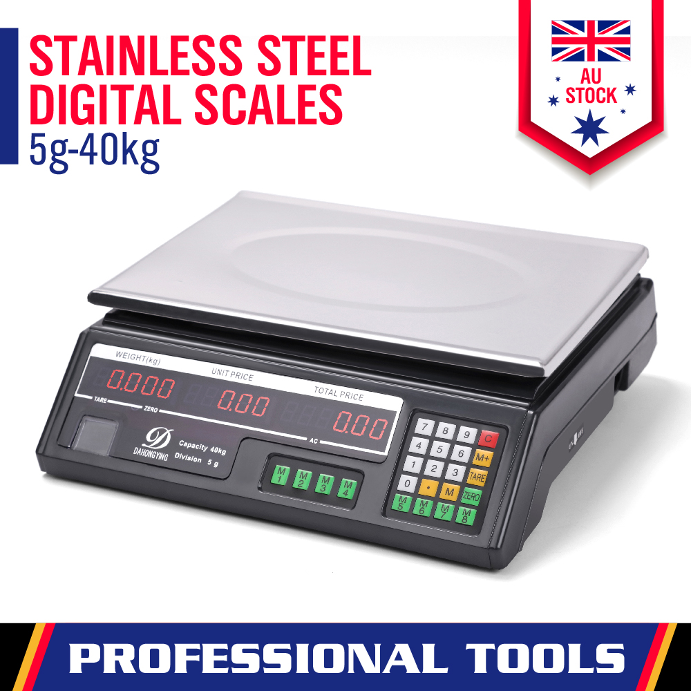 Digital Scale 40kg Max Electronic Scales Price Computing Kitchen Market