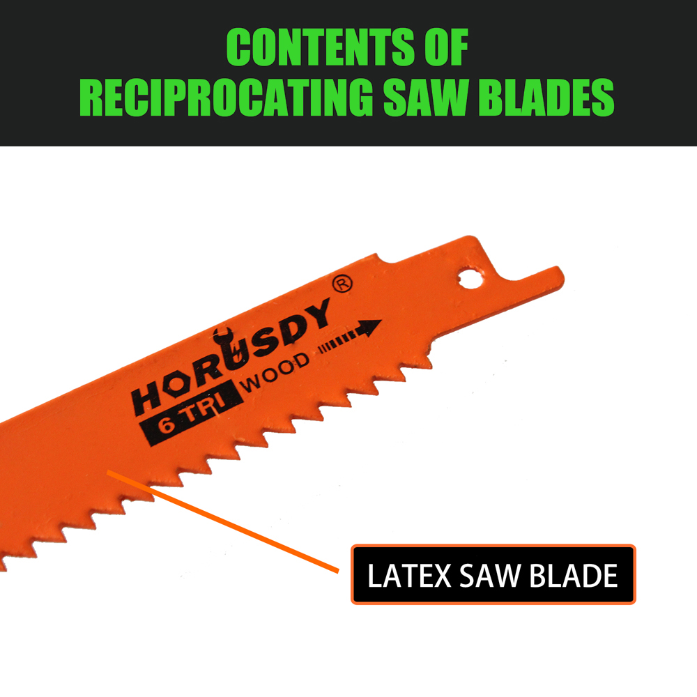 10PC Reciprocating Air Saw Blades 6" 8" BiMetal Wood Power Tool