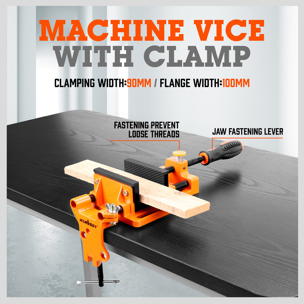 Drill Press Vise Clamps Quick Release Table Bench Vice Machine Vise Max Jaw 3.5/"