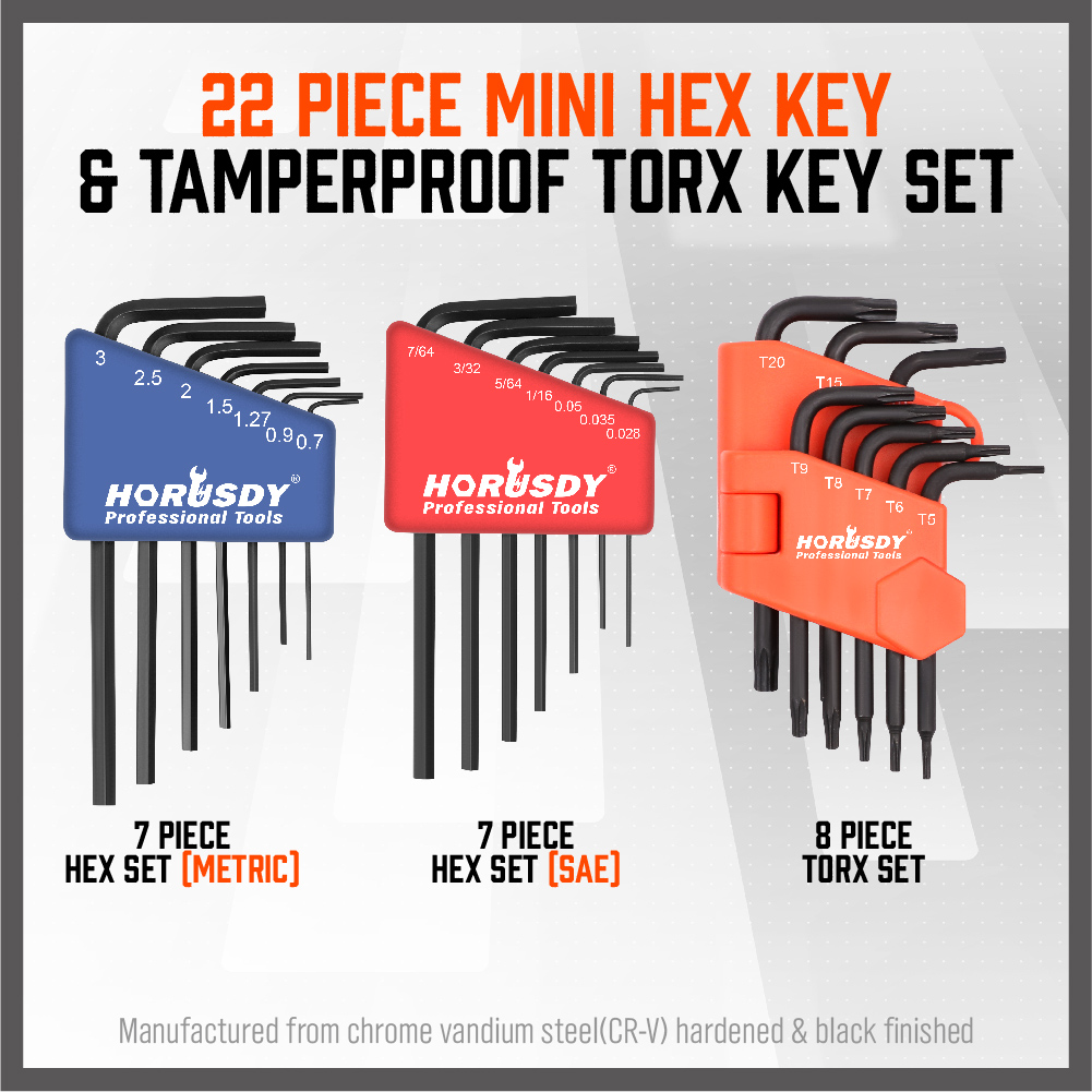 Wera Tools TORX Star T8 -T40 Allen Key Set Bright Colours 9 Piece With  Holder