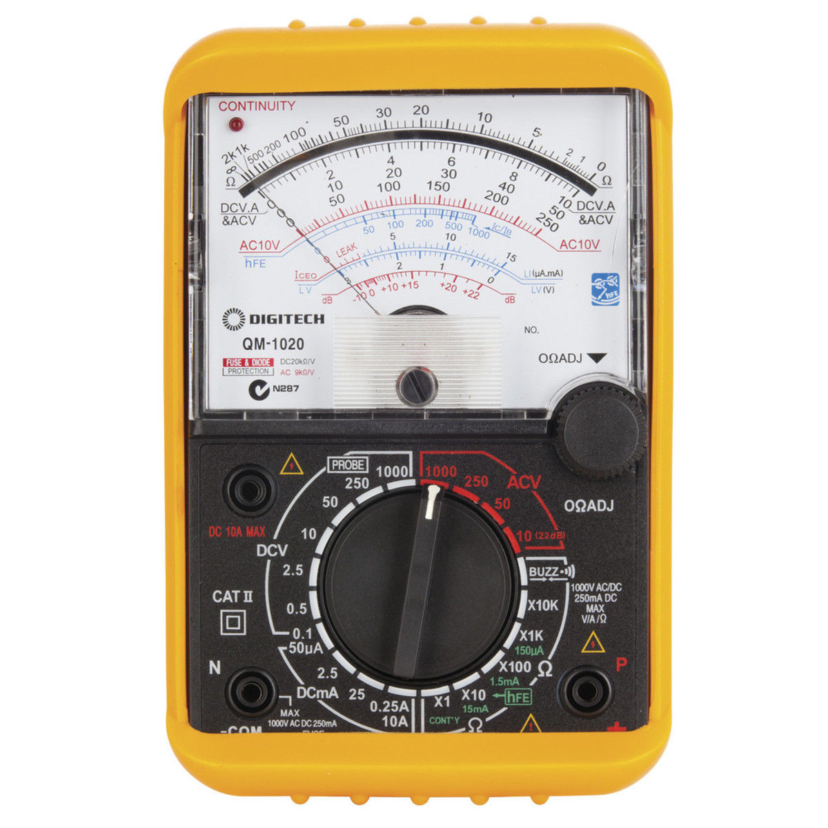 NEW DIGITECH Analogue Movement Multimeter QM1020 Ozstock eBay