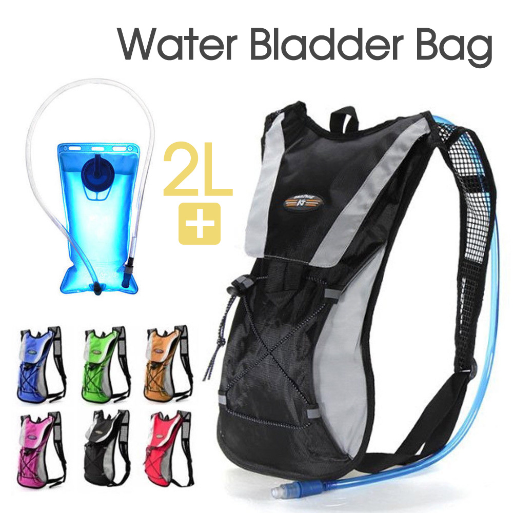 Gelindo Hydration Backpack Running Water Backpack With 2L Hydration Bladder Insulated Cycling Hydration Vest Outdoor Lightweight Packs For Mochilas Trail Marathon Running Race For Men Women