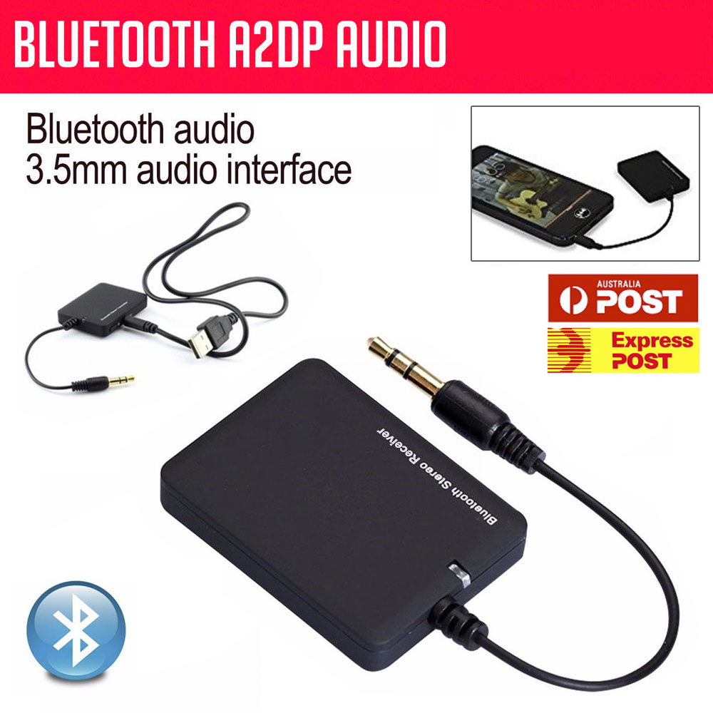 Bluetooth 3.5mm A2DP Stereo Audio Adapter Dongle Receiver TV Speaker | eBay