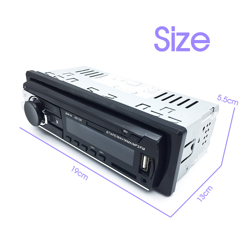 Car Bluetooth Indash Radio Stereo Audio Head Unit Player MP3/USB/SD