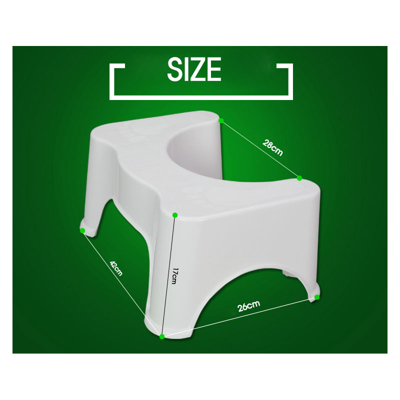 SIT AND SQUAT SQUATTY POTTY ECO TOILET STOOL HEALTHY COLON White AU