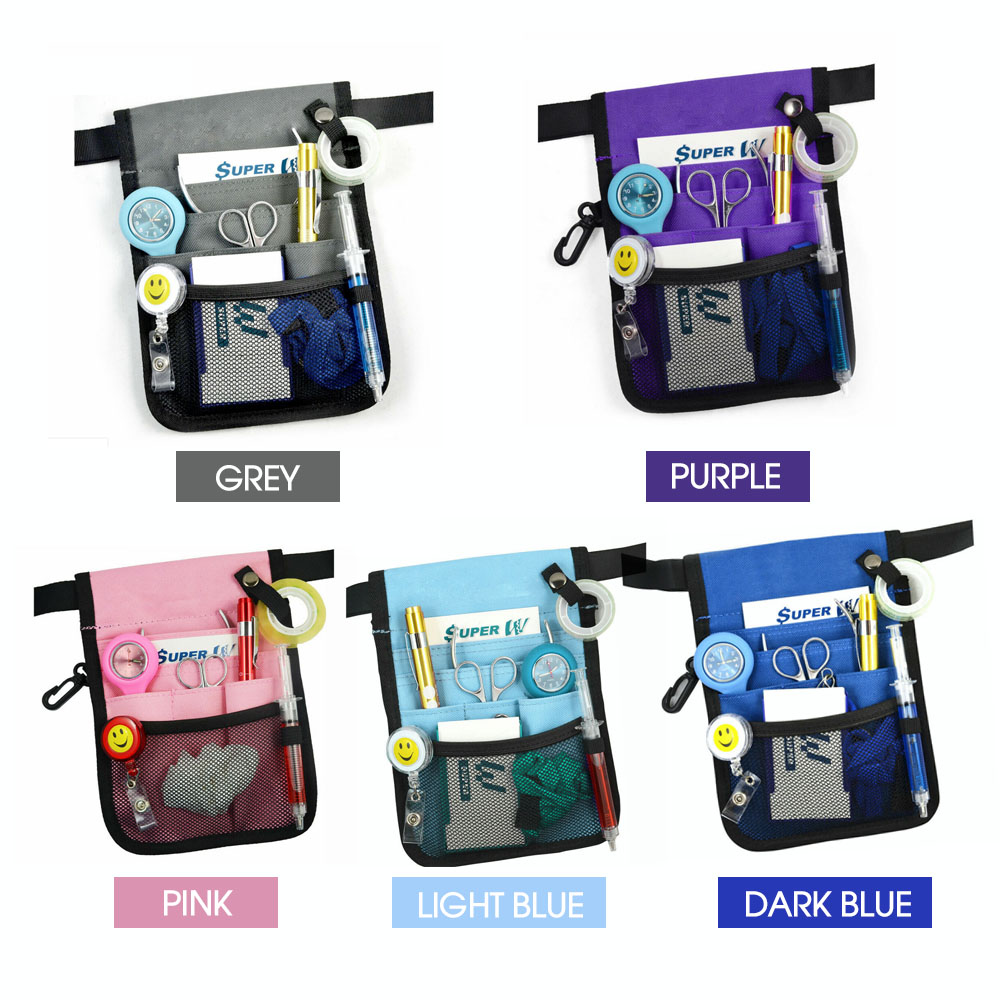 Nurse Pouch Extra Pocket Quick Pick Vet Agecare Bag with Belt Strap eBay