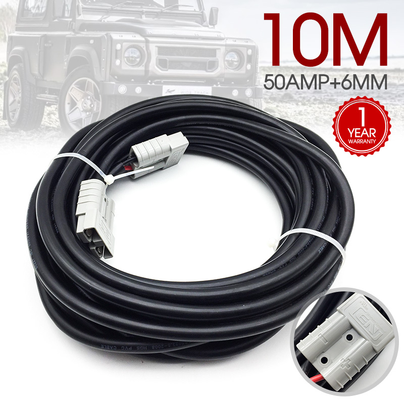 10m 50Amp Ready to Use Anderson Plug Extension Lead 6mmTwinCore