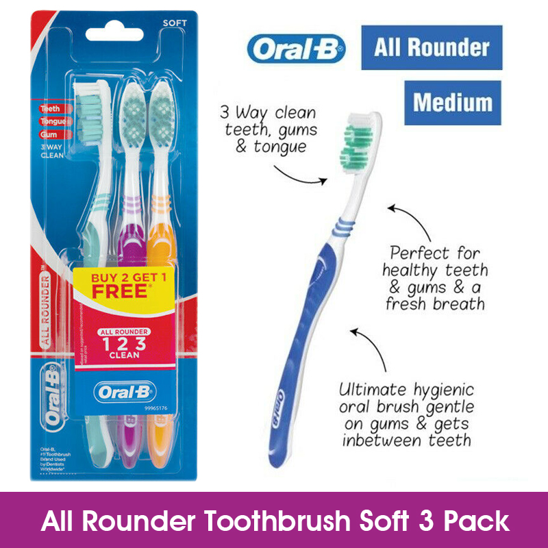 oral b all rounder 123 toothbrush
