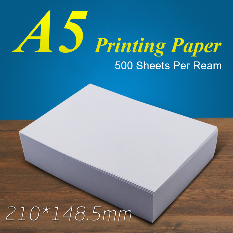 500/1000/2000 Sheets A5 80gsm Office Laser Ink-jet Printing Copy Paper ...