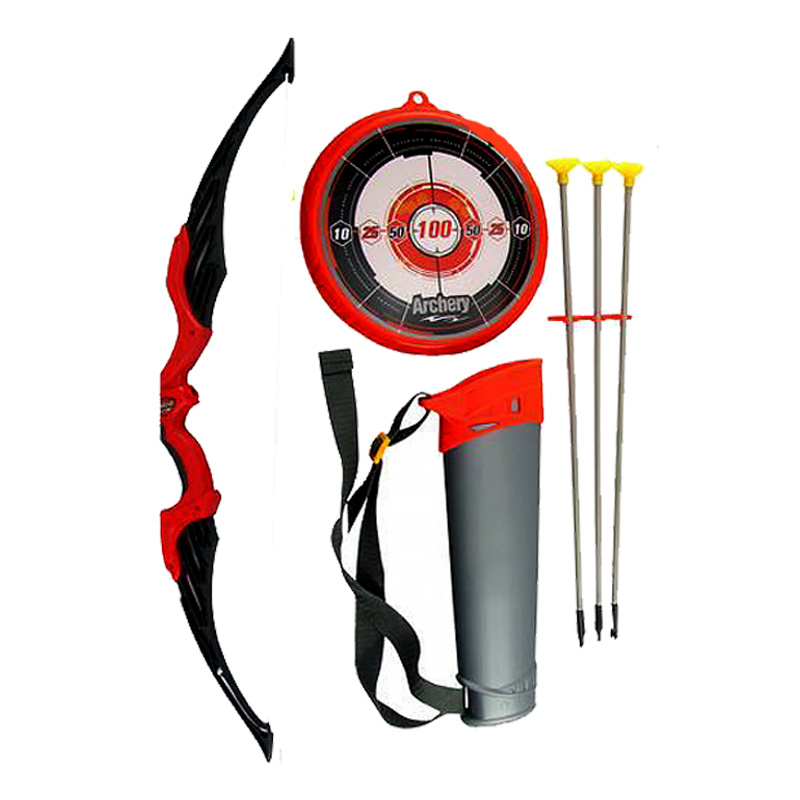 New Toy Archery Set Kids Children Bow Arrows Quiver Archery Game Target 